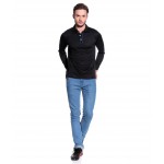 T10 Sports Polo Long Sleeve T10000323 (Black)
